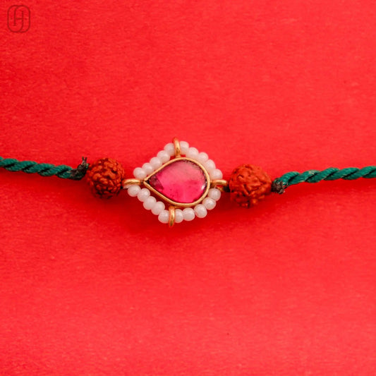 Hardik Jewels 925 Sterling Silver Rakhi Bracelet.