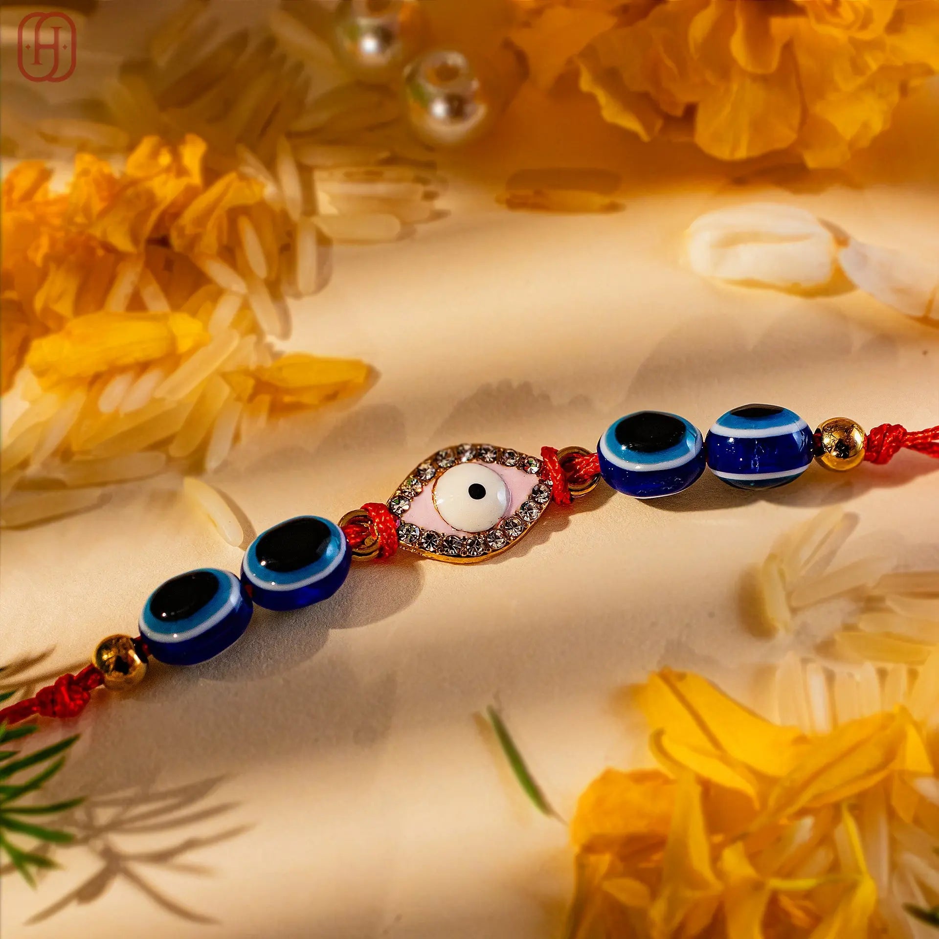 Hardik Jewels Unique Rakhi Designs India - Handcrafted Silver Rakhi.