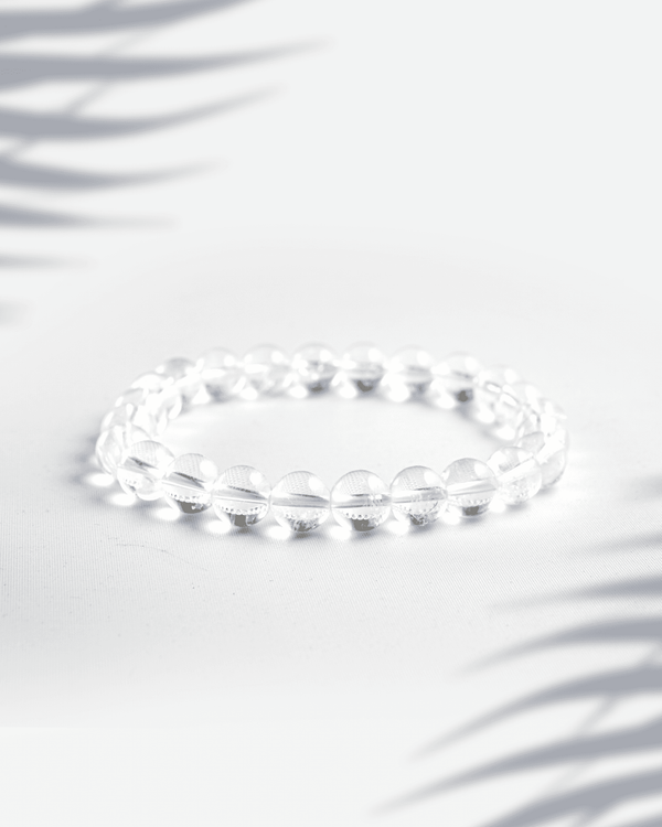 Natural Clear Quartz (Sphatik) Bracelet | The Master Healer Crystal for Clarity