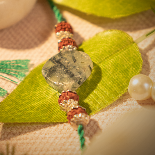 Hardik Jewels Rudraksha Rakhi Purchase with Elegance.