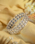 92.5 sterling silver antique wide bangle featuring multi-row oxidized teardrop motifs.