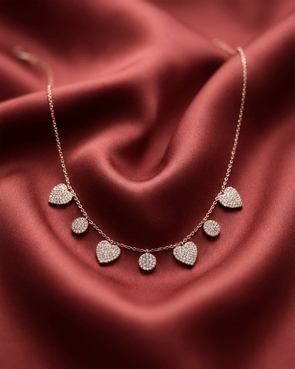 92.5 Sterling Silver Classic Round Solitaire Halo Pendant Necklace