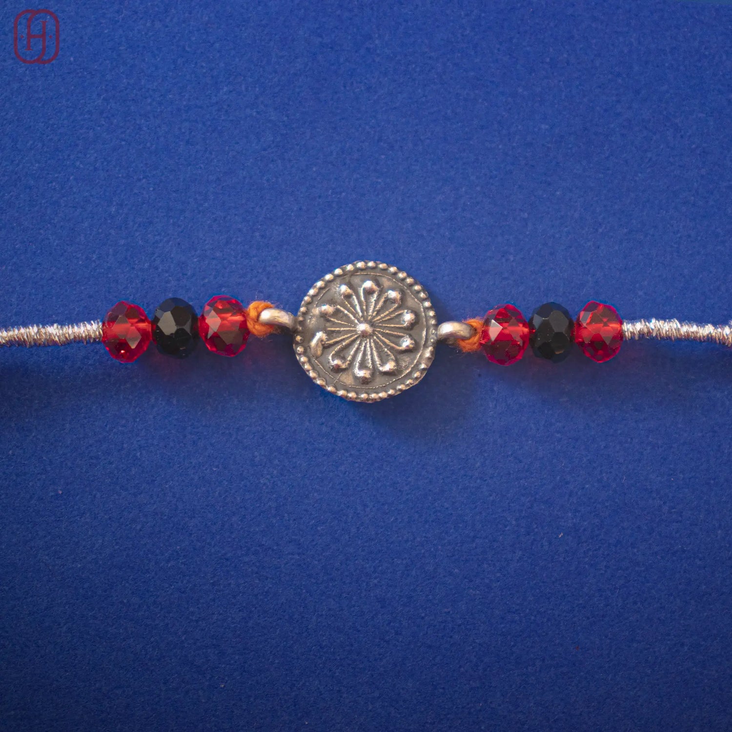Antique Silver Rakhi Online - Hardik Jewels Handmade Craft.