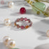 Buy Multi-tourmaline Eternity Ring, 925 Sterling Silver Handmade Infinity Ring Hardik Jewels