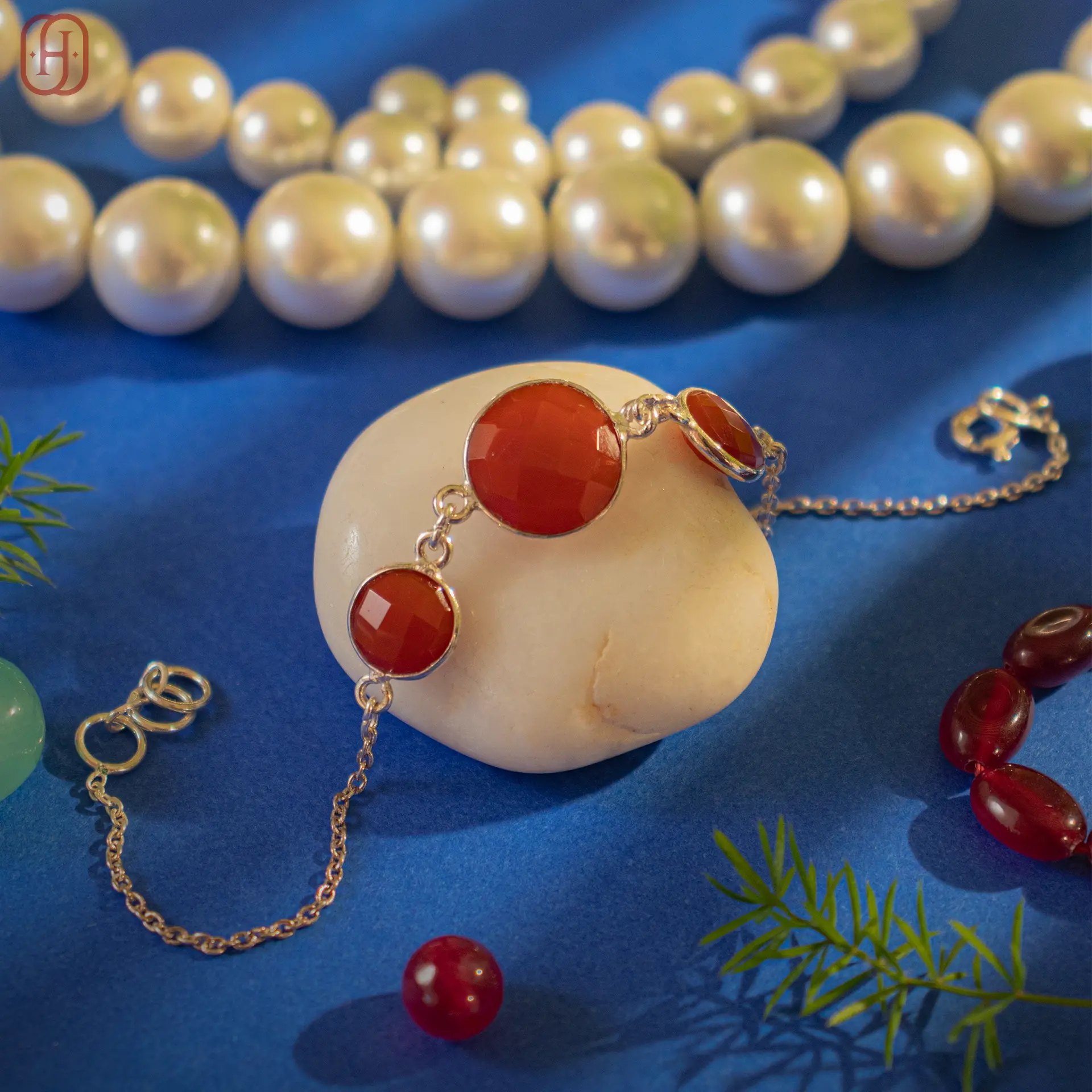 Buy Silver Rakhi India by Hardik Jewels - Handcrafted Style.