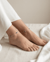 92.5 Sterling Silver Evil Eye Station Anklet | Blue Nazar Bead Snake Chain Payal
