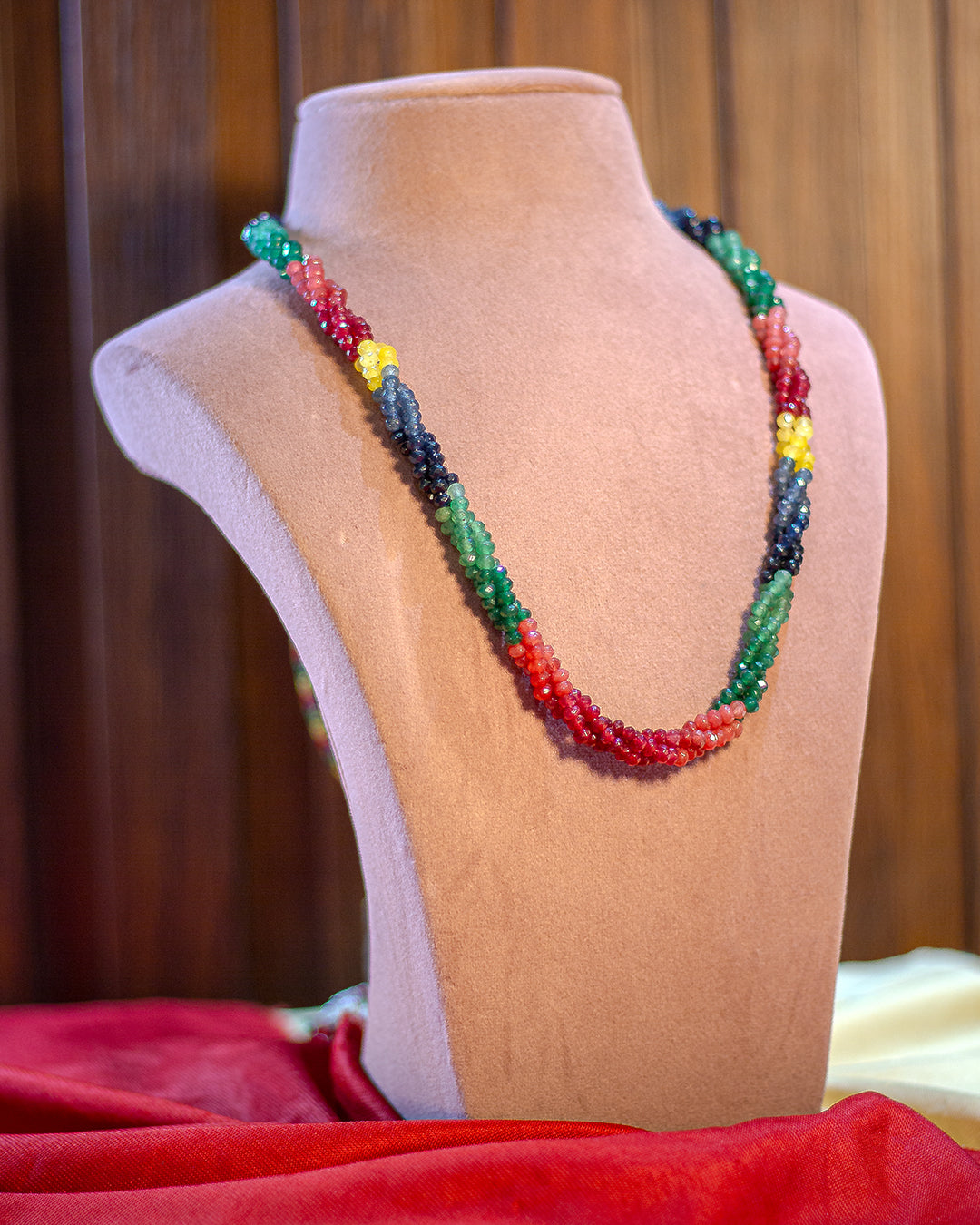Multicolor Onyx Beaded Necklace – Natural Gemstone Jewelry - Hardik Jewels | Created by Design. Defined by You.