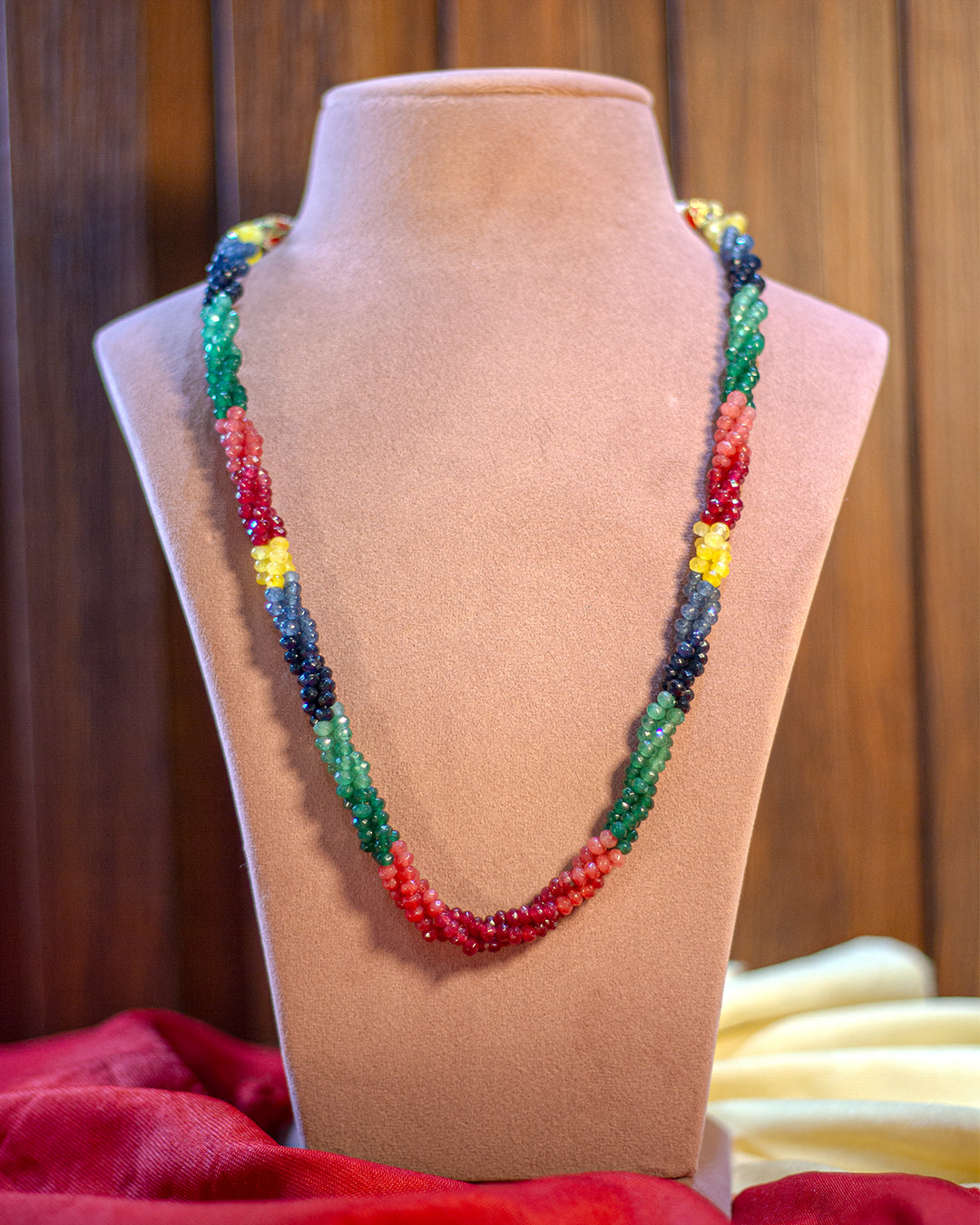 Multicolor Onyx Beaded Necklace – Natural Gemstone Jewelry - Hardik Jewels | Created by Design. Defined by You.