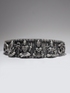 Oxidized 925 silver Panchdev temple kada for men with Ganesha Shiva and Om