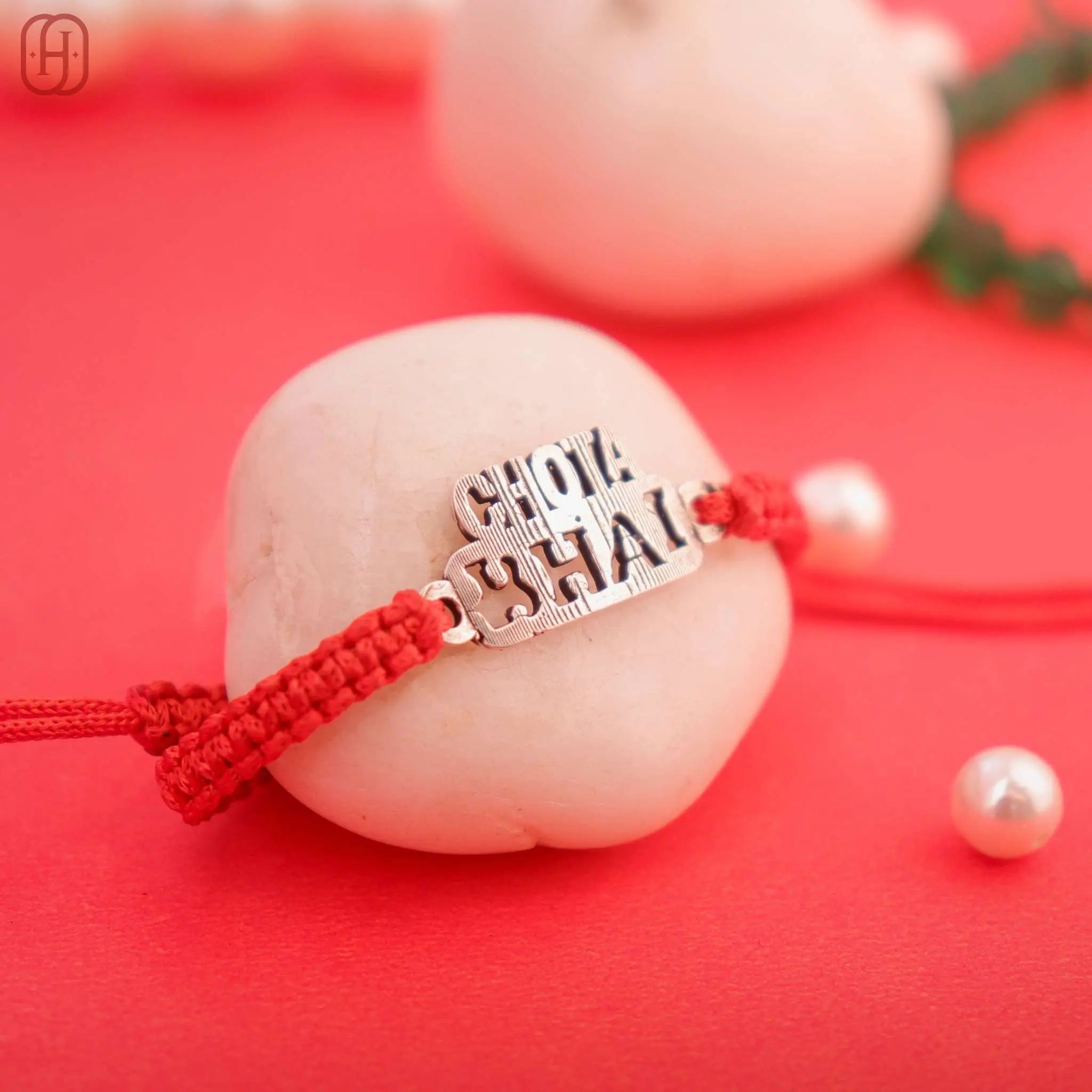 Hardik Jewels 925 Sterling Silver Rakhi Bracelet.