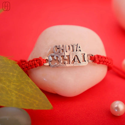 Hardik Jewels 925 Sterling Silver Rakhi Bracelet.
