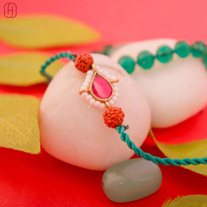 Hardik Jewels 925 Sterling Silver Rakhi Bracelet.