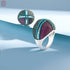 Hardik Jewels Mixed Color Zircon Ring in 92.5 Silver.