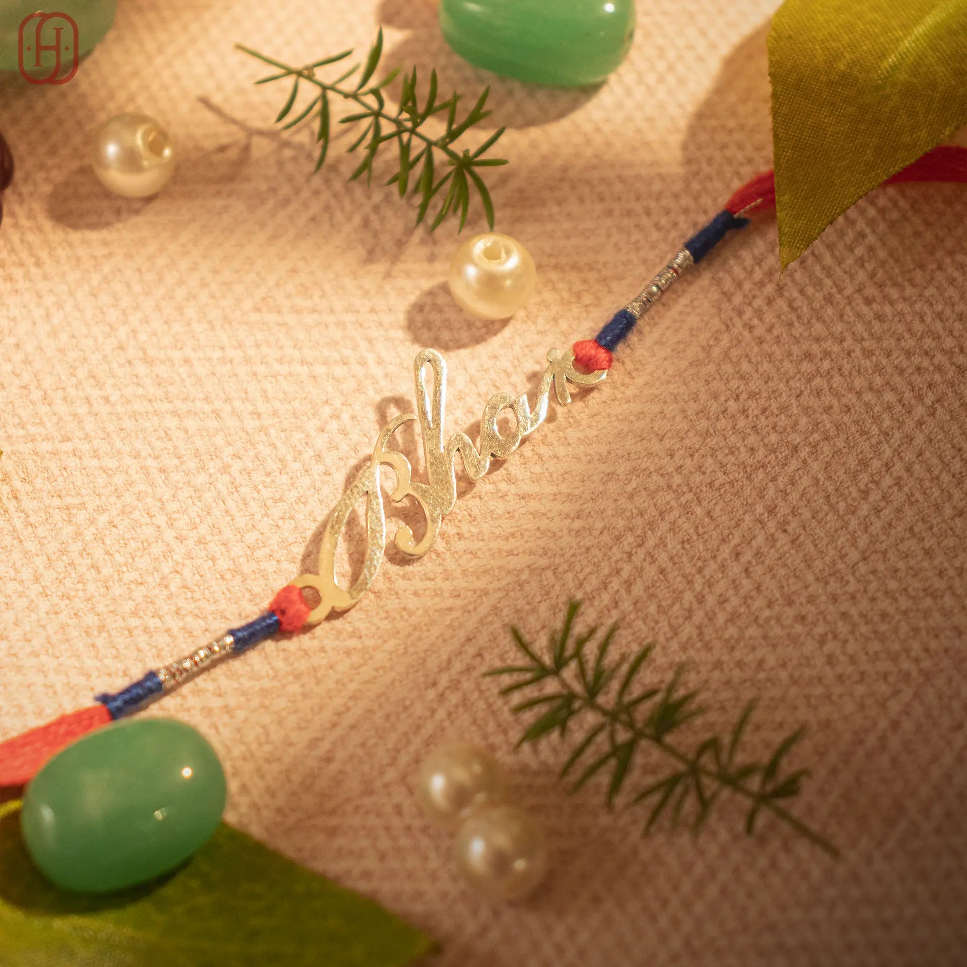 Hardik Jewels Personalized Bhai Rakhi - Craftsmanship & Love.