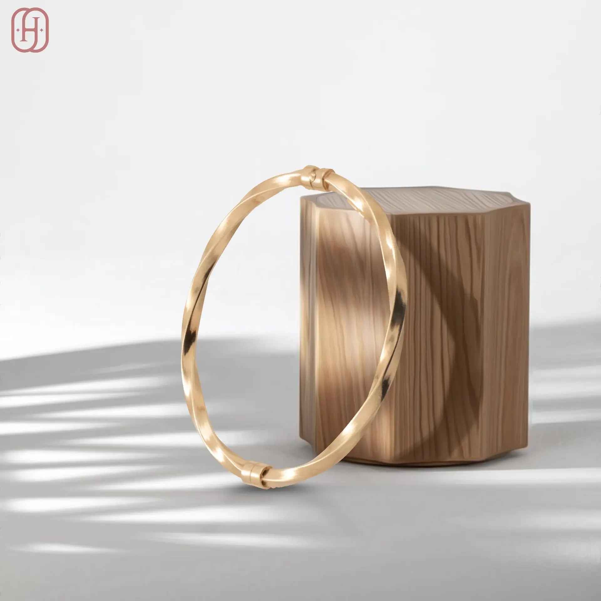Hardik Jewels Rose Gold Plated Silver Bracelet