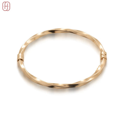 Hardik Jewels Rose Gold Plated Silver Bracelet.