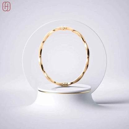 Hardik Jewels Rose Gold Plated Silver Bracelet