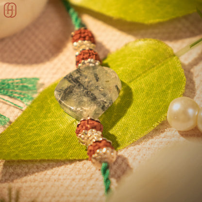Hardik Jewels Rudraksha Rakhi Purchase with Elegance.