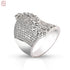 Hardik Jewels Silver Cubic Zirconia Ring - Elegant 92.5 Sterling.