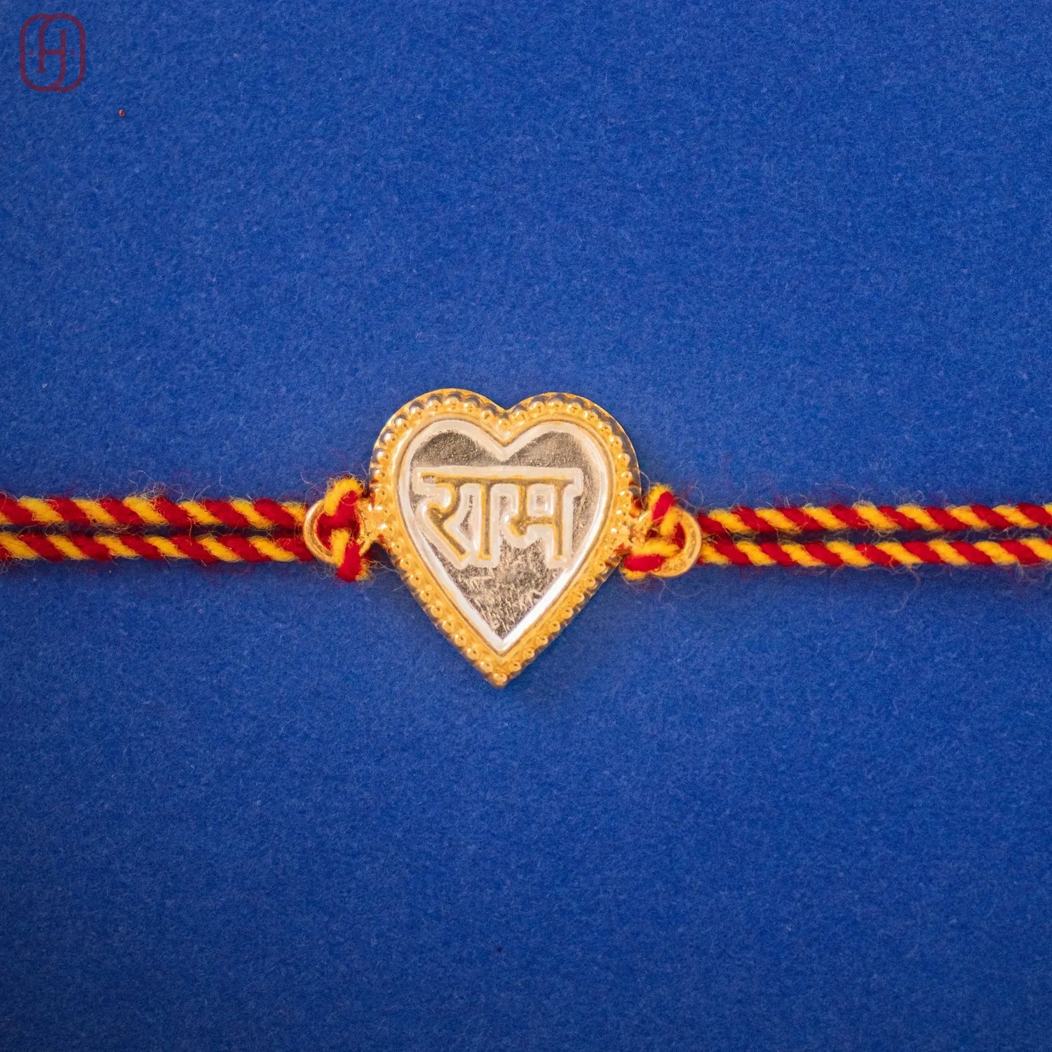 Hardik Jewels Silver Ram Rakhi - Handcrafted 92.5 Silver.