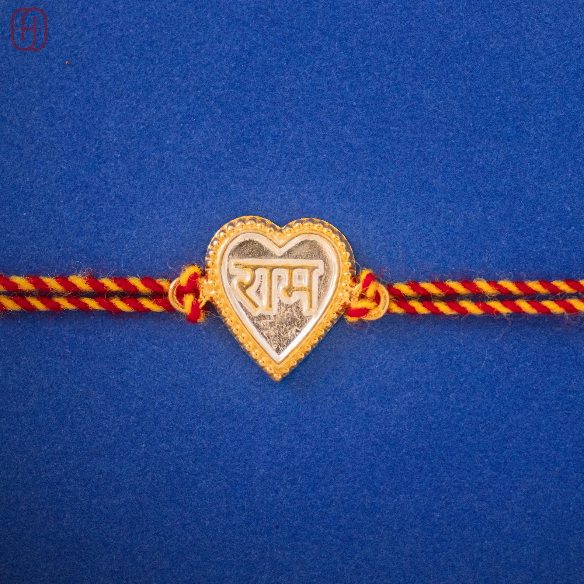 Hardik Jewels Silver Ram Rakhi - Handcrafted 92.5 Silver.