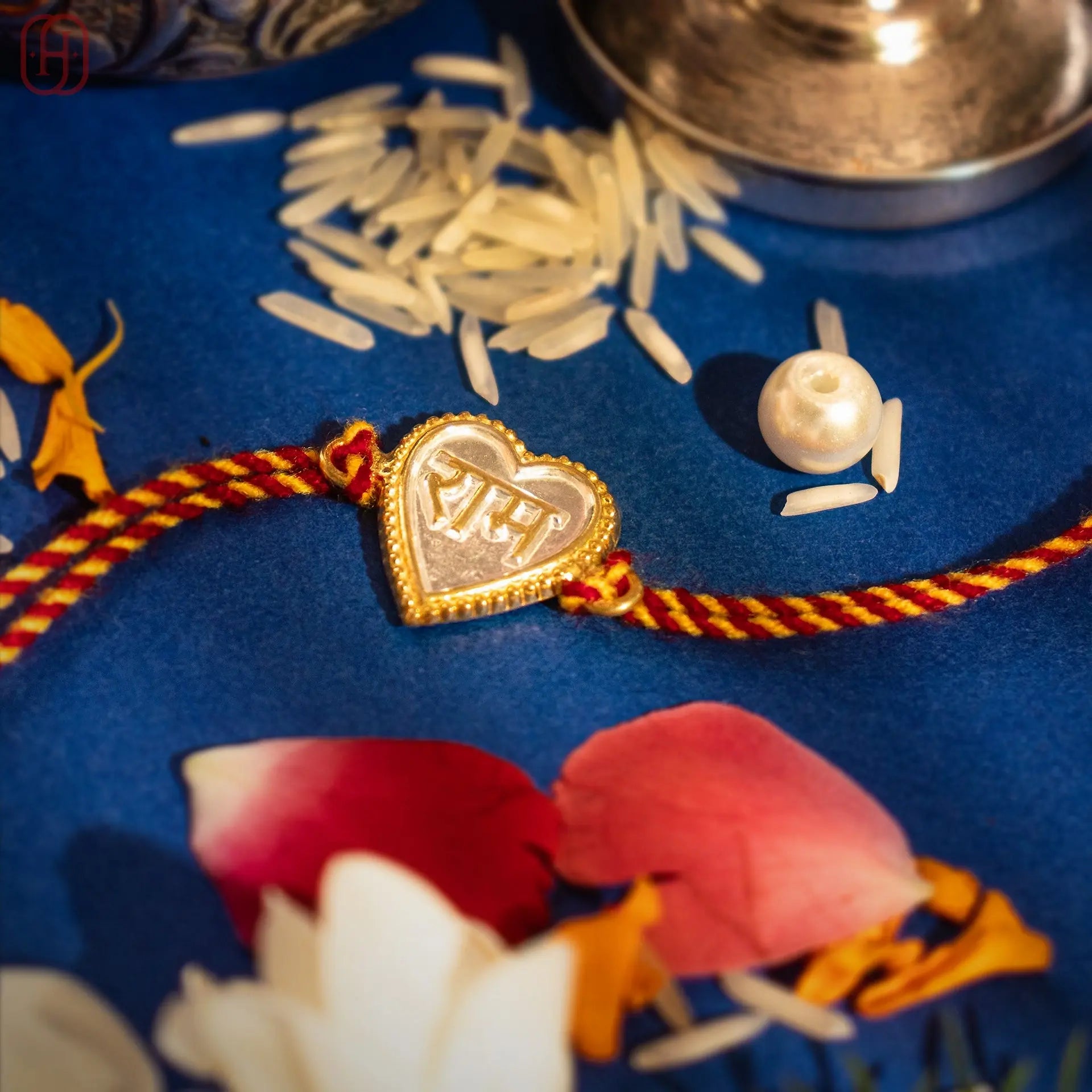 Hardik Jewels Silver Ram Rakhi - Handcrafted 92.5 Silver.