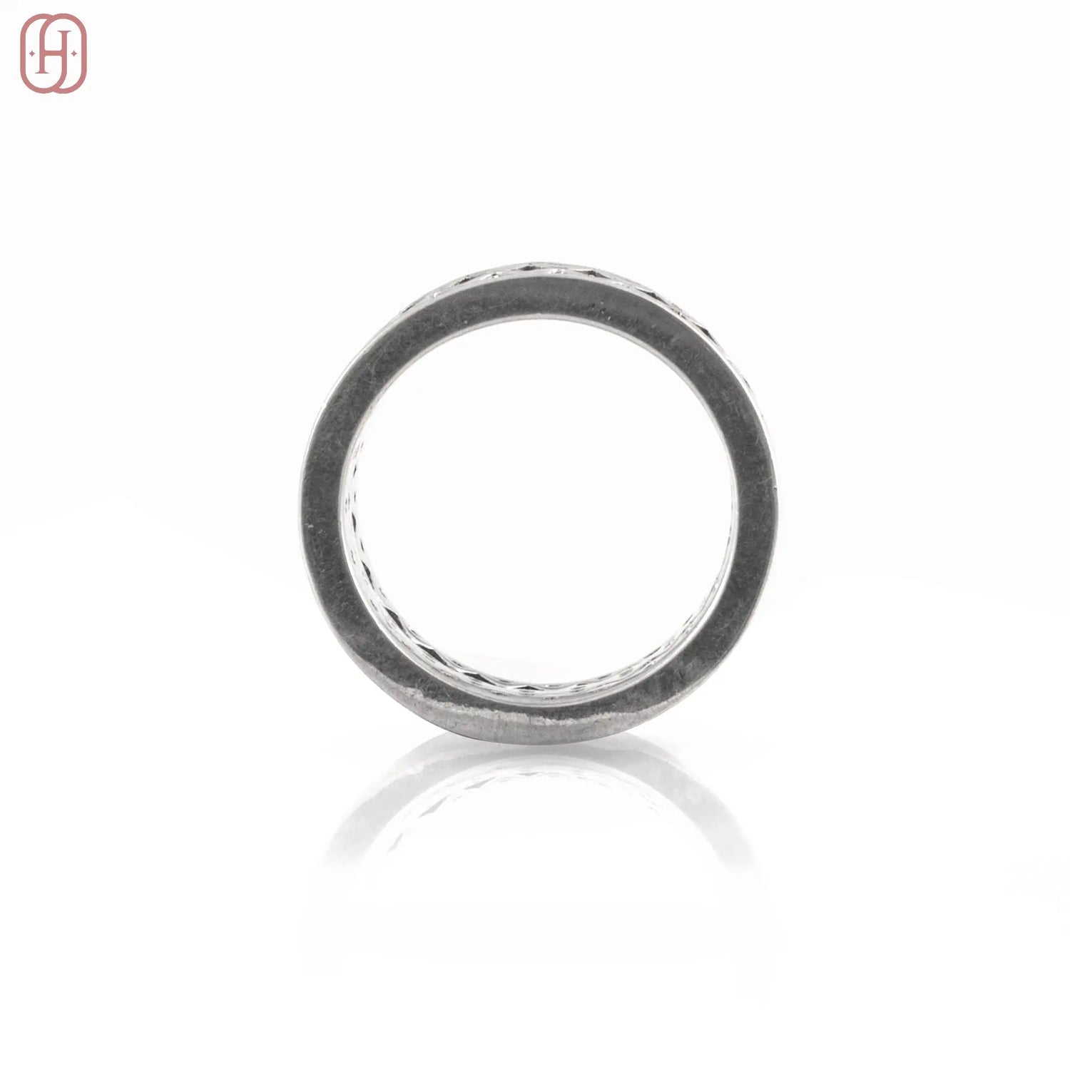 Hardik Jewels Silver Triple Band Ring Handcrafted 92.5 Silver.
