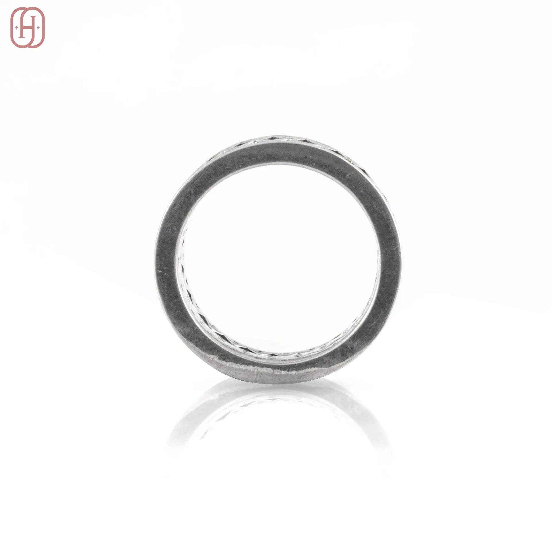 Hardik Jewels Silver Triple Band Ring Handcrafted 92.5 Silver.