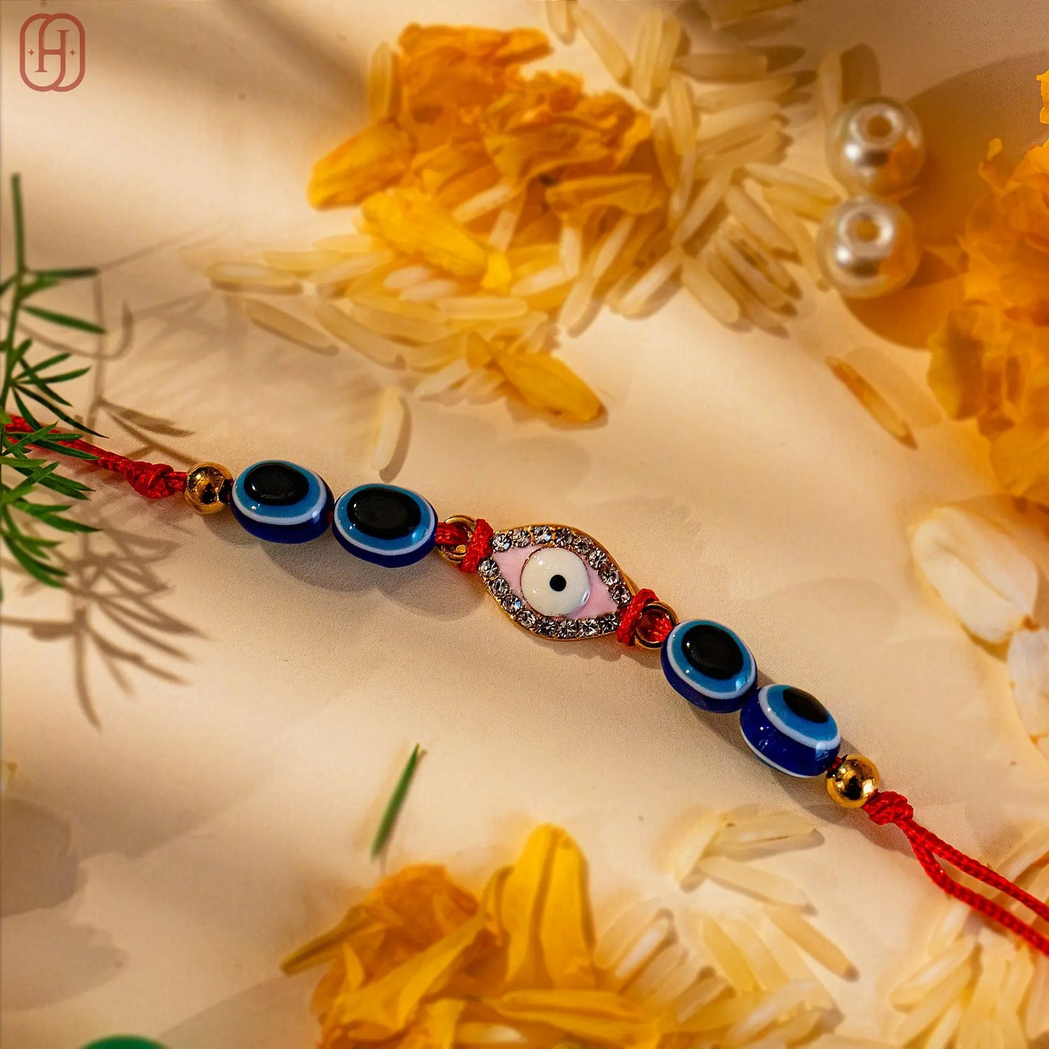 Hardik Jewels Unique Rakhi Designs India - Handcrafted Silver Rakhi.