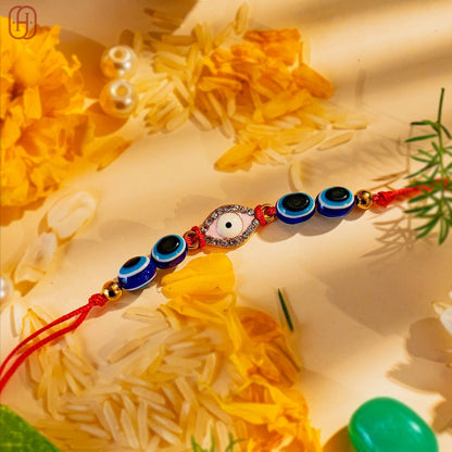 Hardik Jewels Unique Rakhi Designs India - Handcrafted Silver Rakhi.