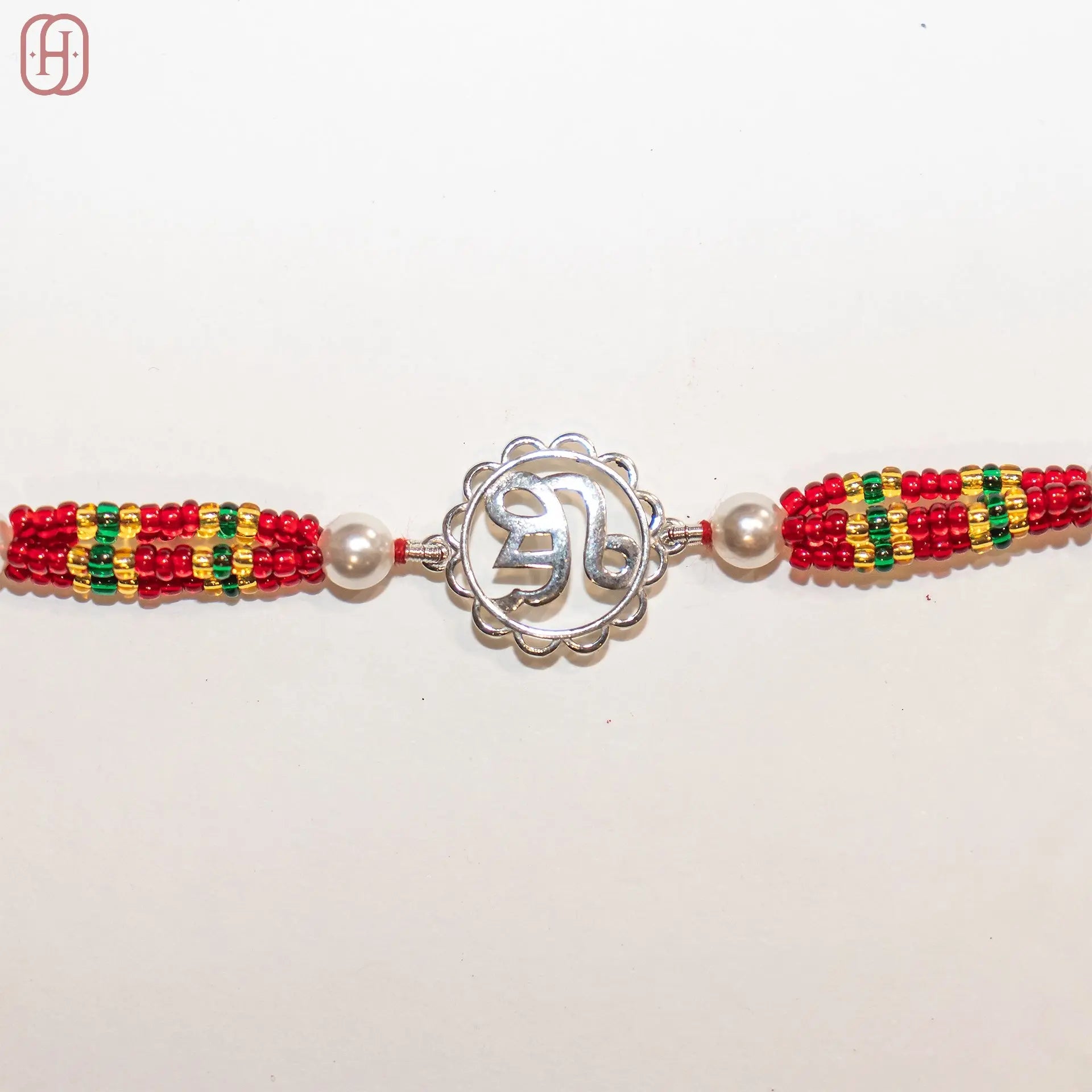 Khanda silver rakhi Hardik Jewels