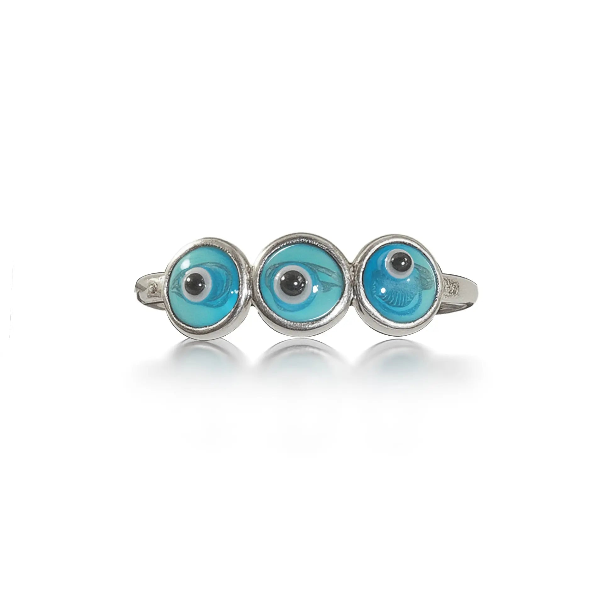 Evil Eye Silver Ring Hardik Jewels