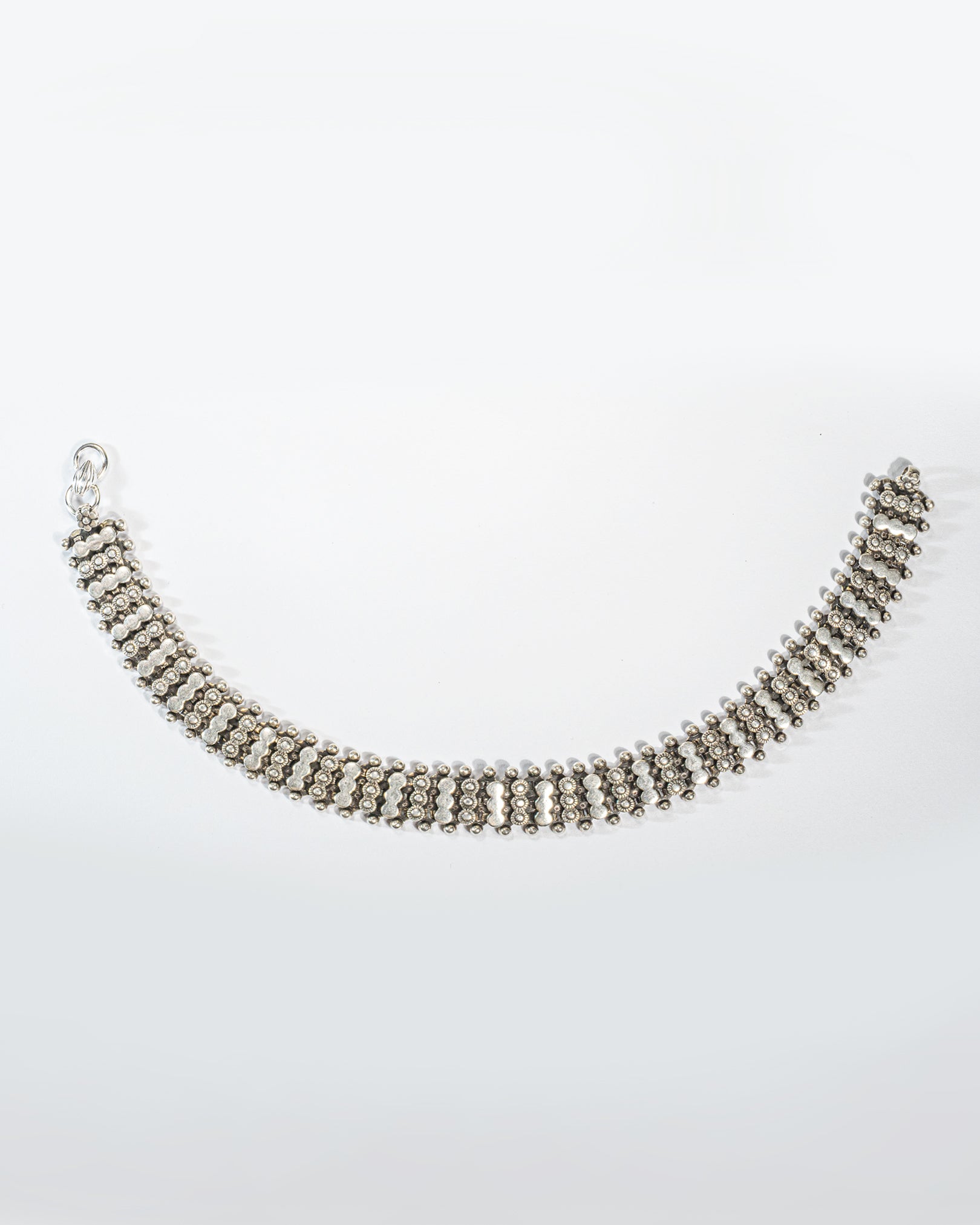 925 Sterling Silver Oxidized Traditional Anklets (Pair) | Heavy Ethnic Bridal Payal