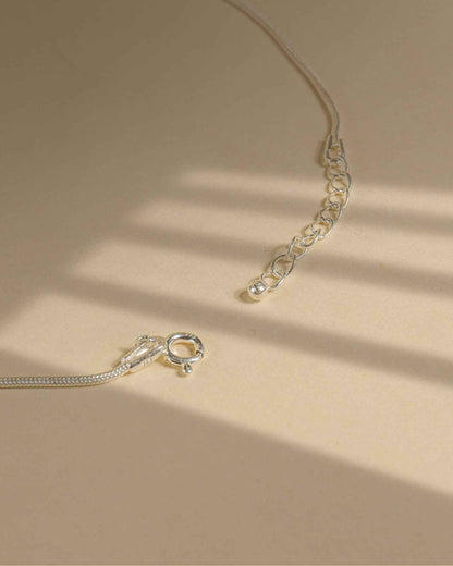 92.5 Sterling Silver Triple Stardust Ball Anklet | Textured Bead Snake Chain Payal