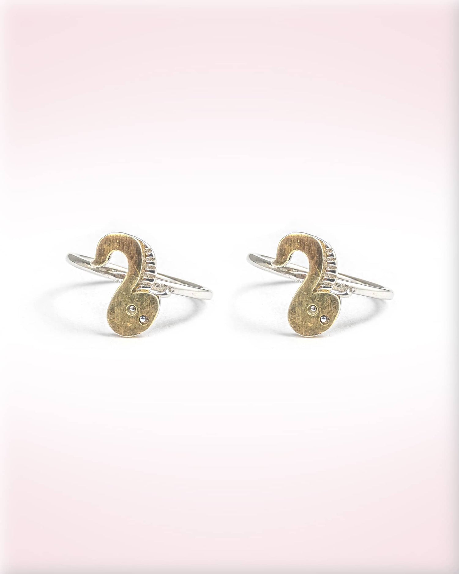 Gold Plated 92.5 Sterling Silver Turtle (Kachua) Toe Rings | Good Luck Vastu Bichhiya