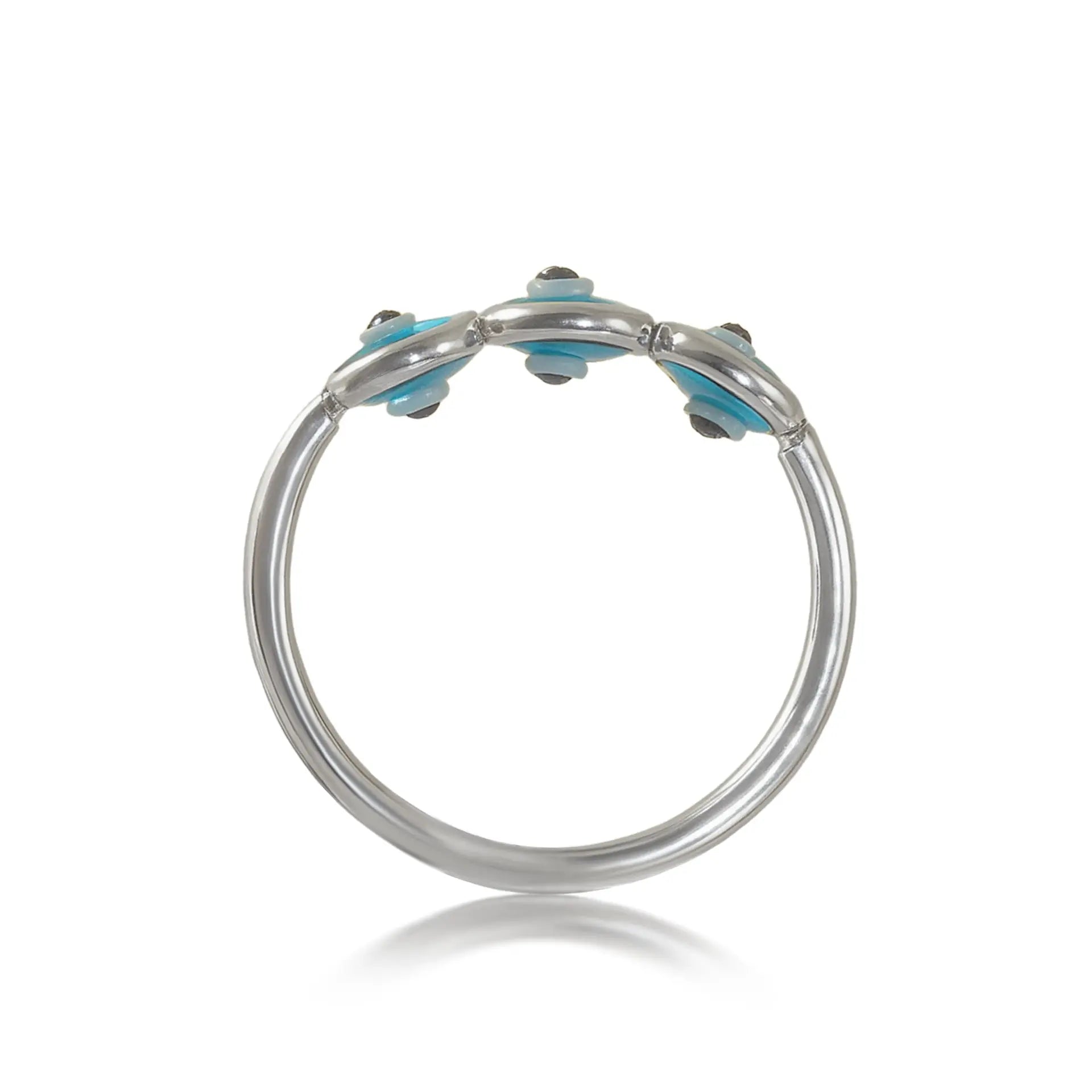 Evil Eye Silver Ring Hardik Jewels