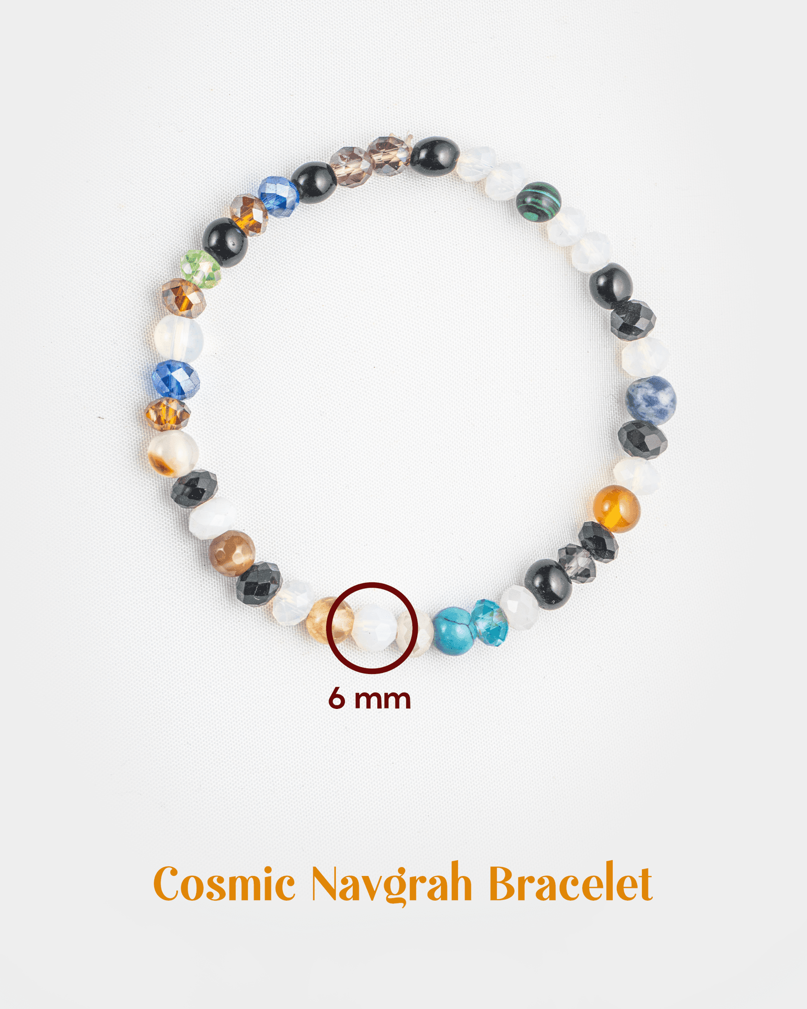 Natural Multi-Color Onyx & Mixed Gemstone Bracelet | Faceted Vibrant Energy Beads