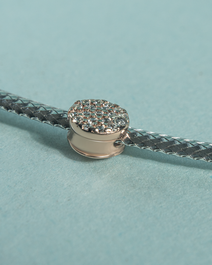 92.5 Silver American Diamond Necklace by Hardik Jewels