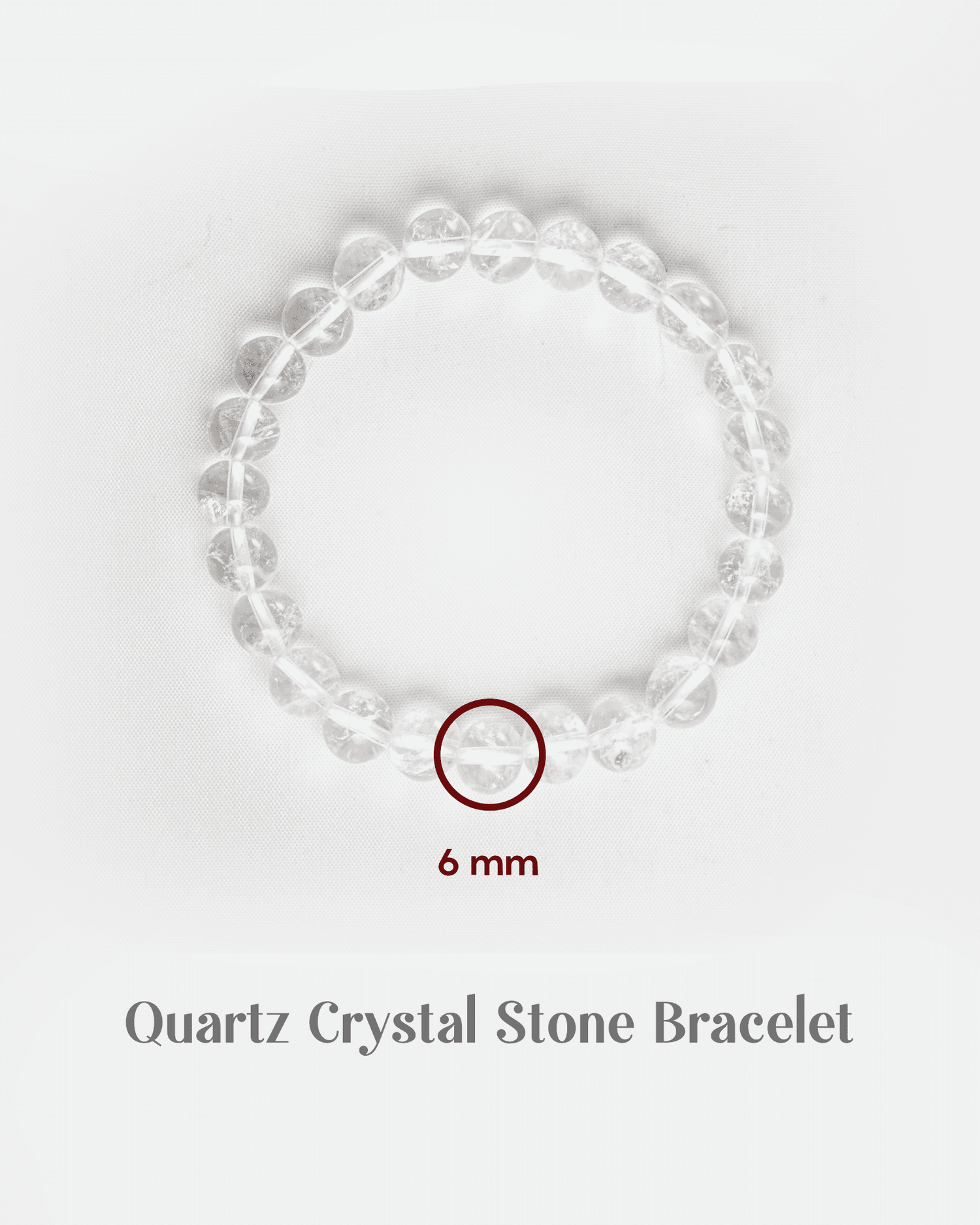 Natural Clear Quartz (Sphatik) Bracelet | The Master Healer Crystal for Clarity