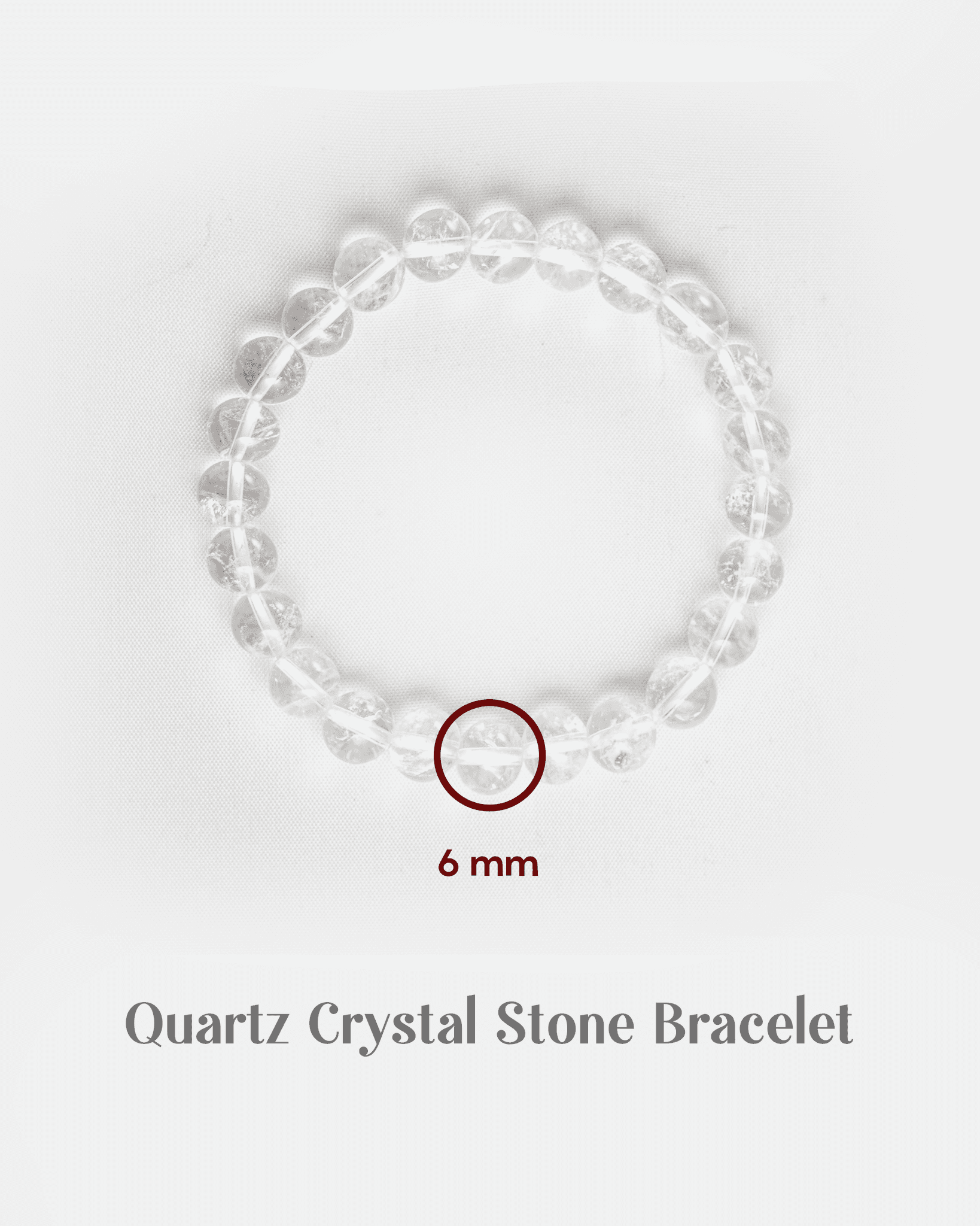 Natural Clear Quartz (Sphatik) Bracelet | The Master Healer Crystal for Clarity