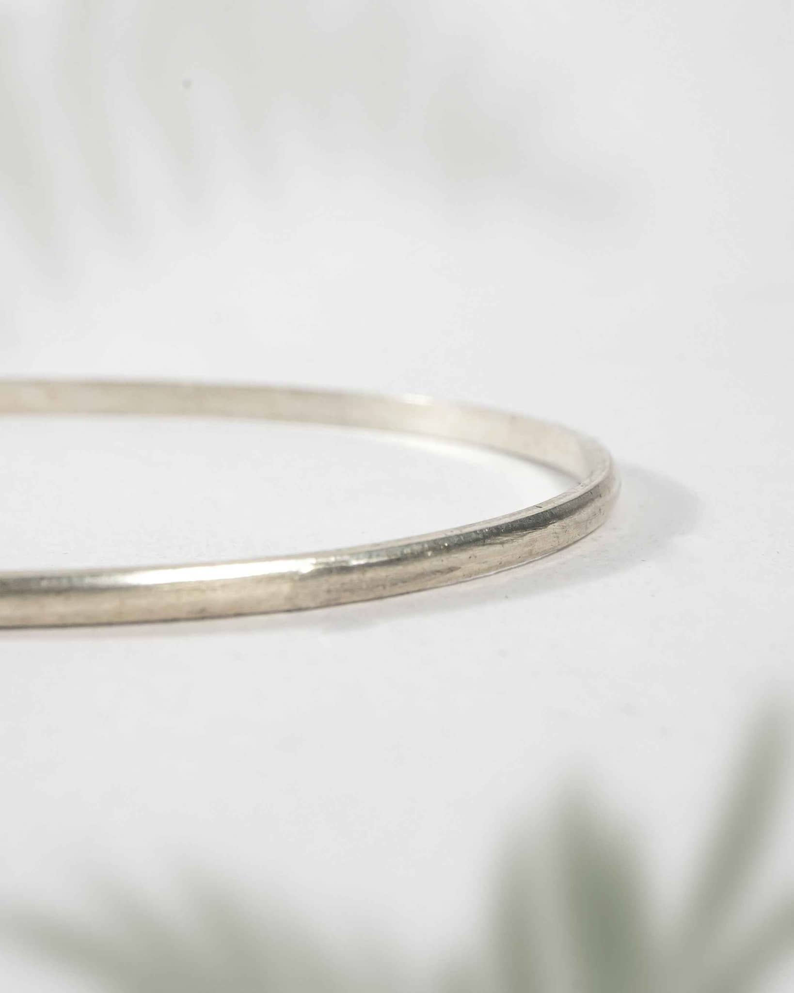 92.5 Sterling Silver Plain Minimalist Bangle | Sleek Everyday Kada