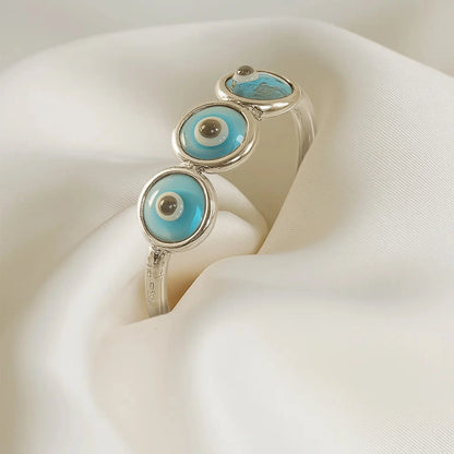 Evil Eye Silver Ring Hardik Jewels