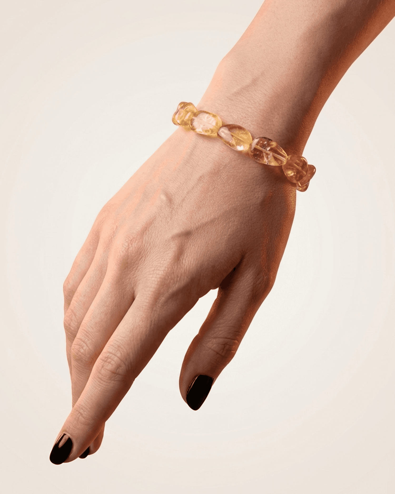 Natural Citrine Jumbo Tumbled Bracelet (14mm) | Wealth &amp; Success Crystal