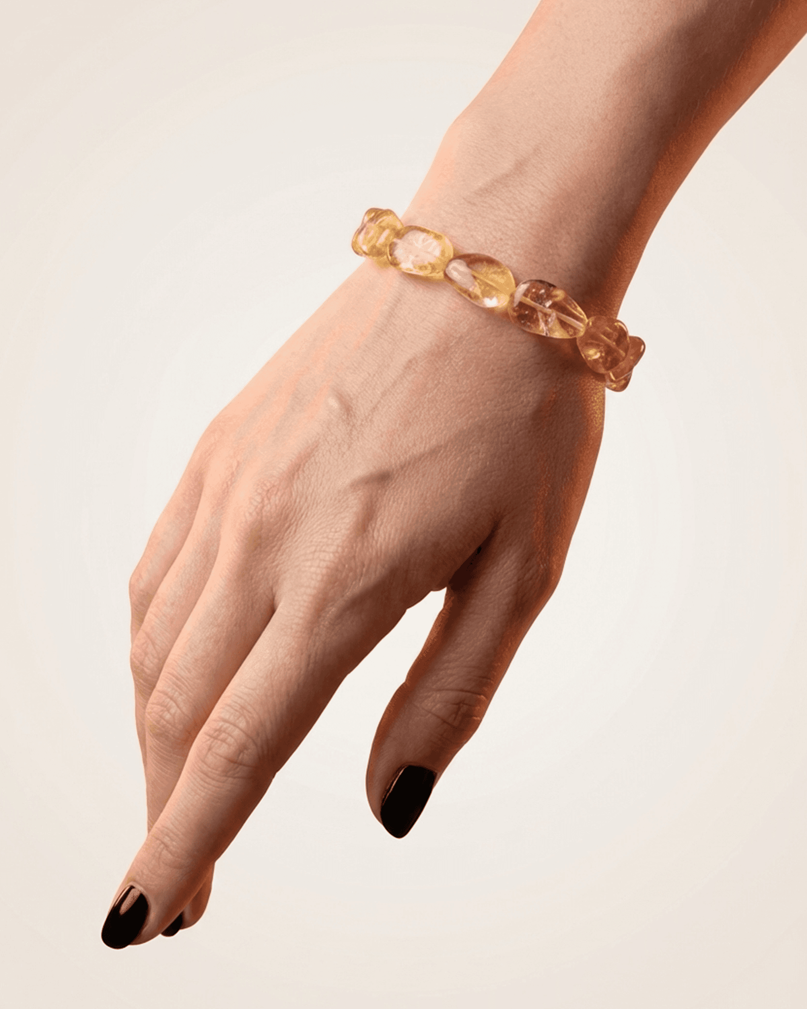 Natural Citrine Jumbo Tumbled Bracelet (14mm) | Wealth & Success Crystal
