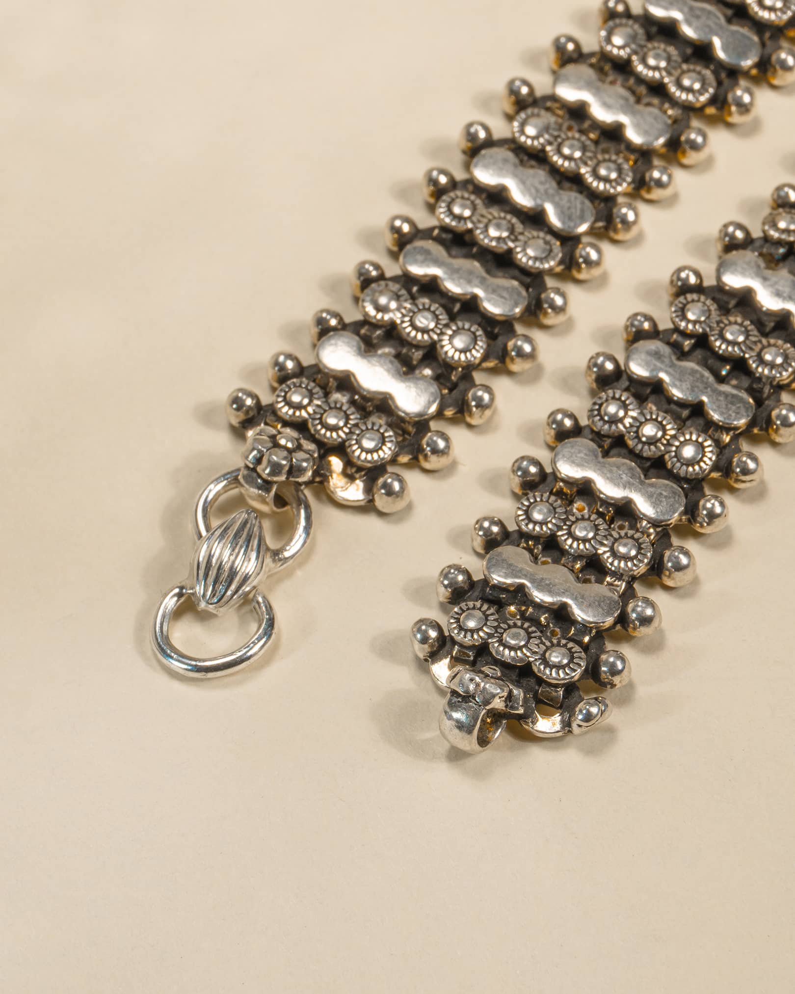 925 Sterling Silver Oxidized Traditional Anklets (Pair) | Heavy Ethnic Bridal Payal