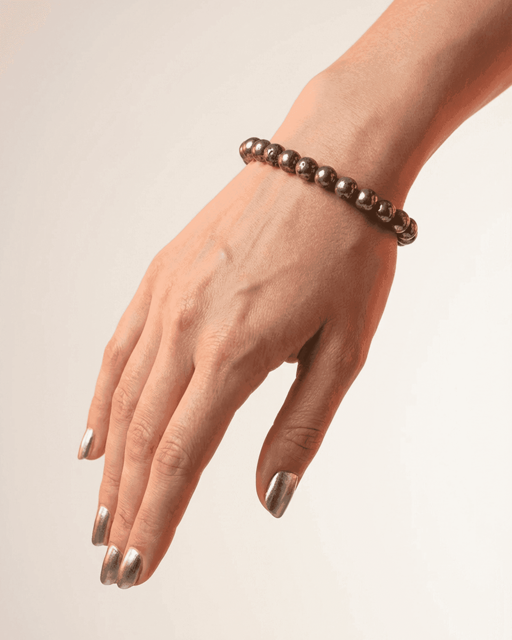 Natural Pyrite Stone Bracelet | Golden Money Magnet Crystal for Wealth & Success