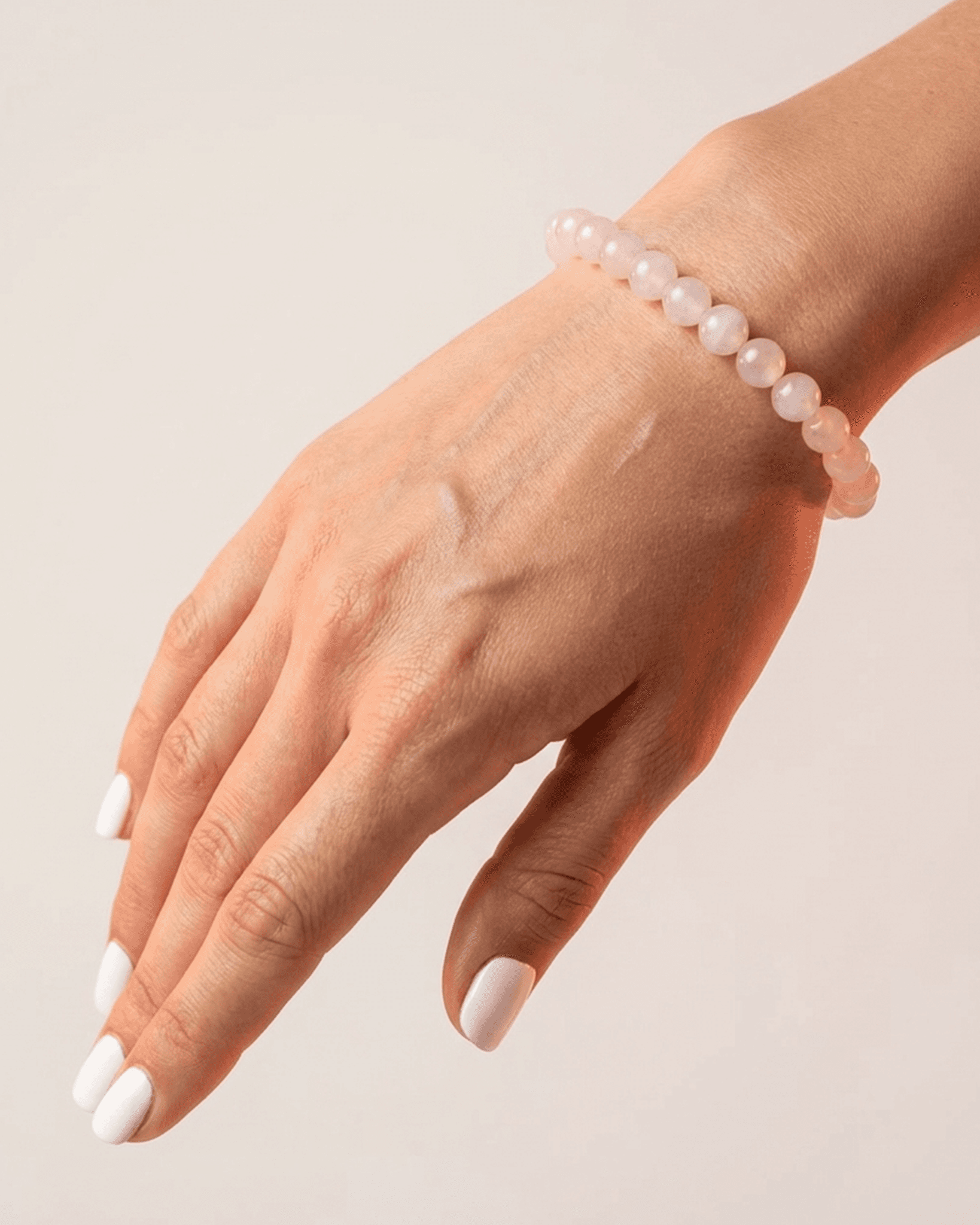 Natural Rose Quartz & Moonstone Bracelet | Love, Intuition & New Beginnings