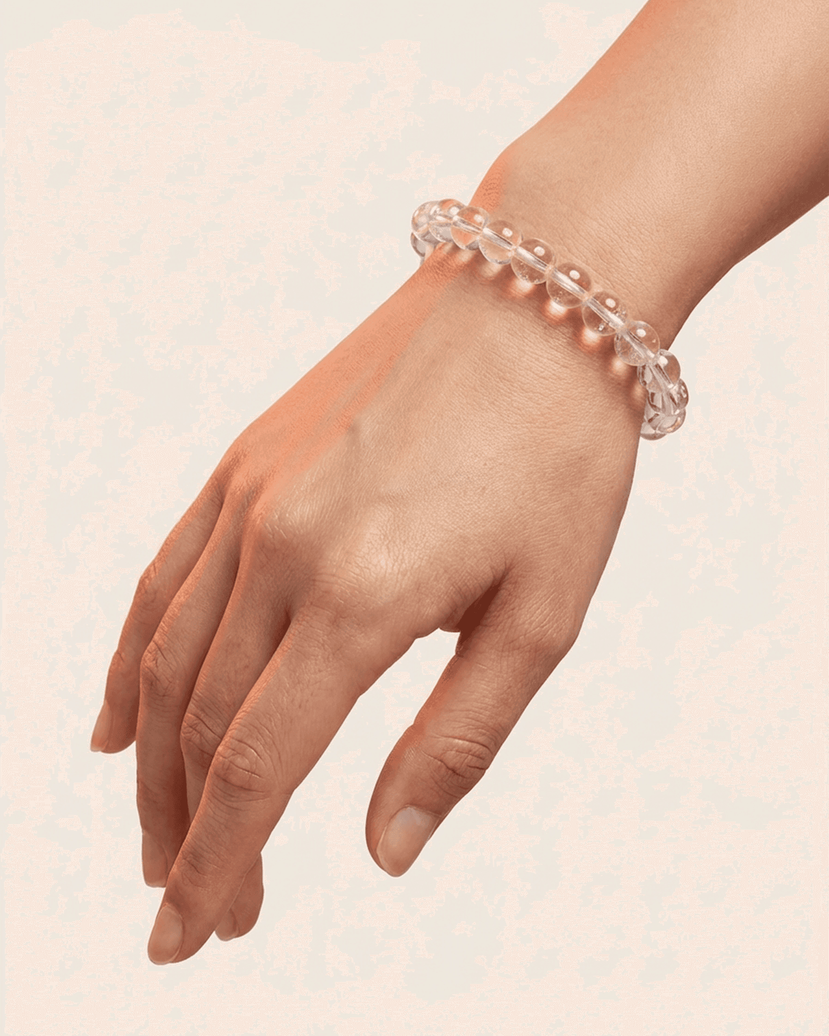 Natural Clear Quartz (Sphatik) Bracelet | The Master Healer Crystal for Clarity