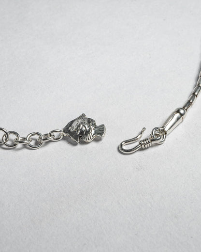 Oxidized 925 Sterling Silver Tribal Necklace with Textured Charms | Boho Beaded Choker