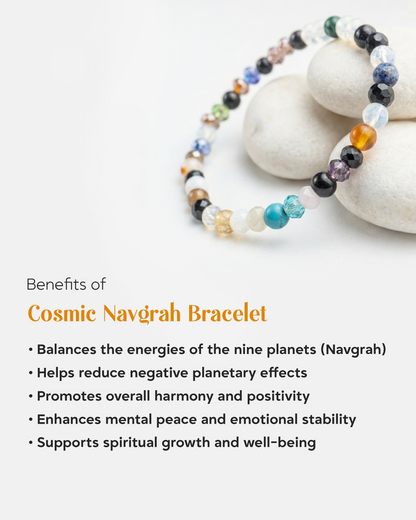 Natural Multi-Color Onyx &amp; Mixed Gemstone Bracelet | Faceted Vibrant Energy Beads